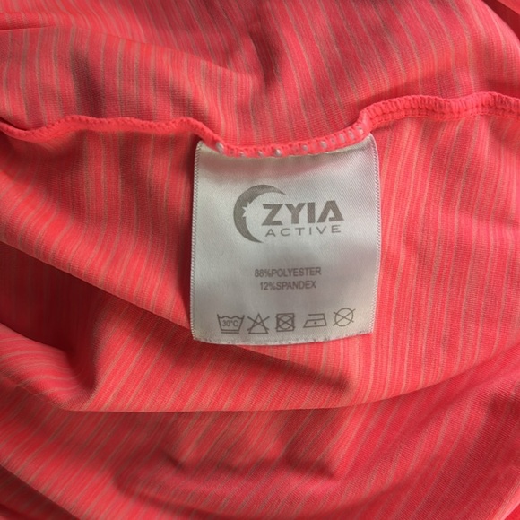 ZYIA Orange Fitted‎ Short Sleeve T-Shirt - Picture 5 of 6